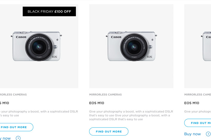 Canon EMEA Marketing Website Module Redesign